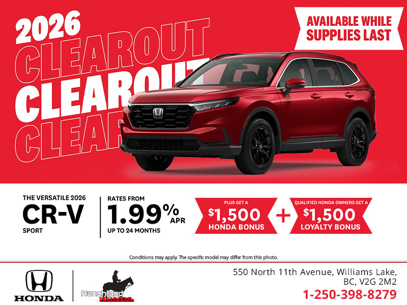 Get the 2026 Honda CR-V! 