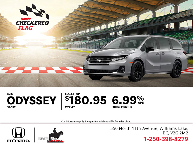 Get the 2027 Honda Odyssey!