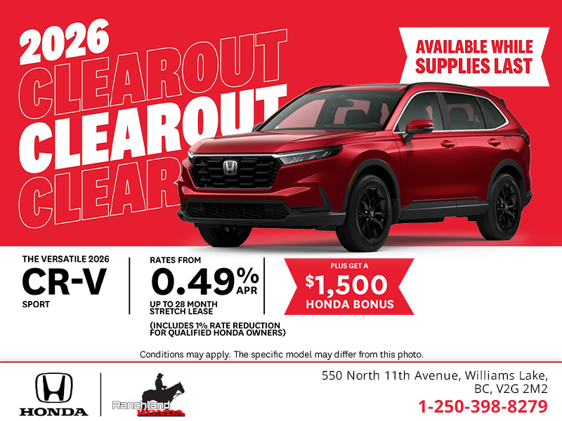 Get the 2026 Honda CR-V! 