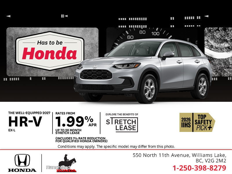 Get the 2027 Honda HR-V!