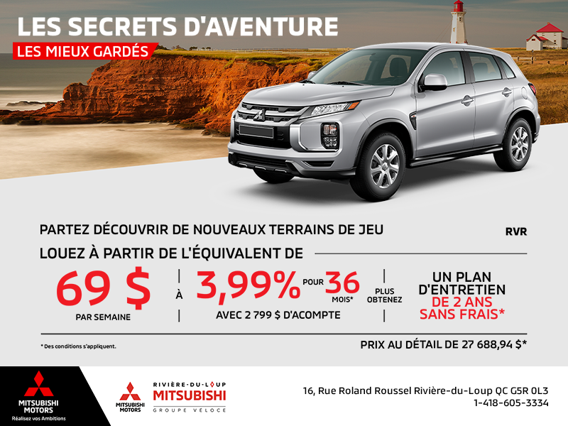 Procurez-vous le Mitsubishi Rvr 2025