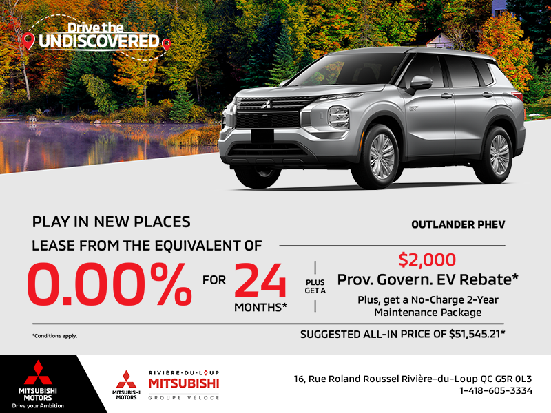 Get the 2025 Mitsubishi Outlander PHEV