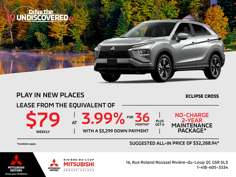 Get the 2025 Mitsubishi Eclipse Cross