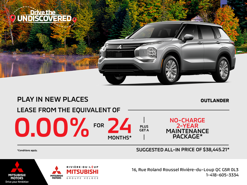 Get the 2025 Mitsubishi Outlander
