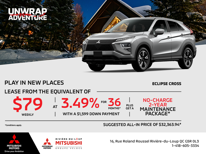 Get the 2026 Mitsubishi Eclipse Cross