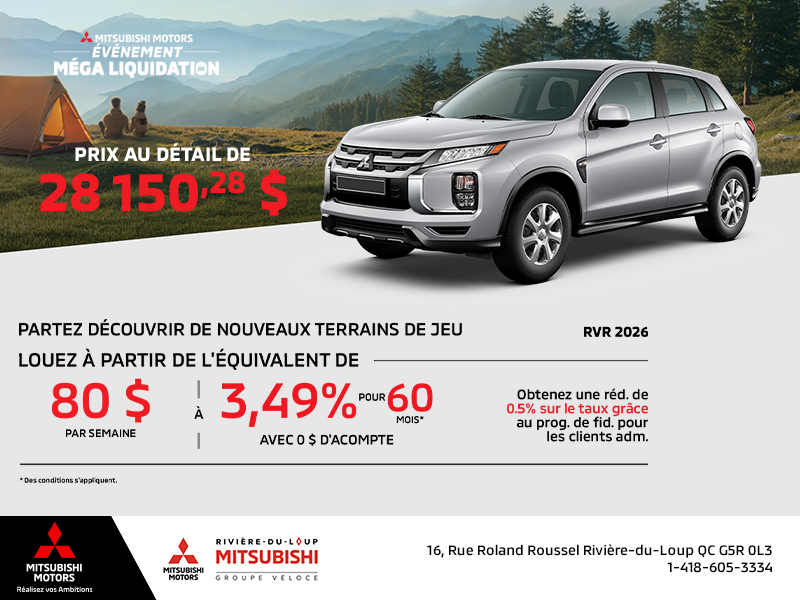 Mitsubishi RVR 2026