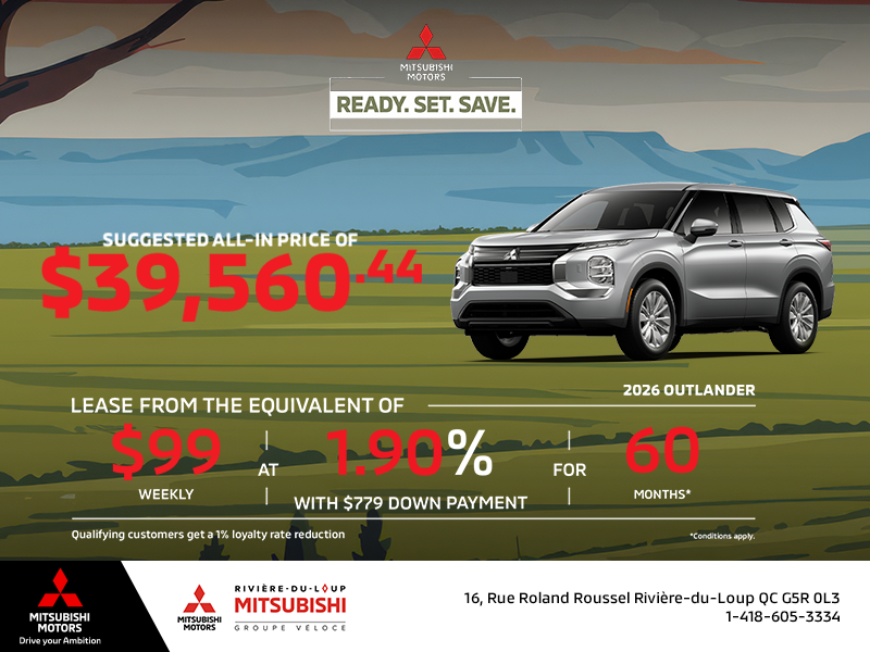 2026 Mitsubishi Outlander