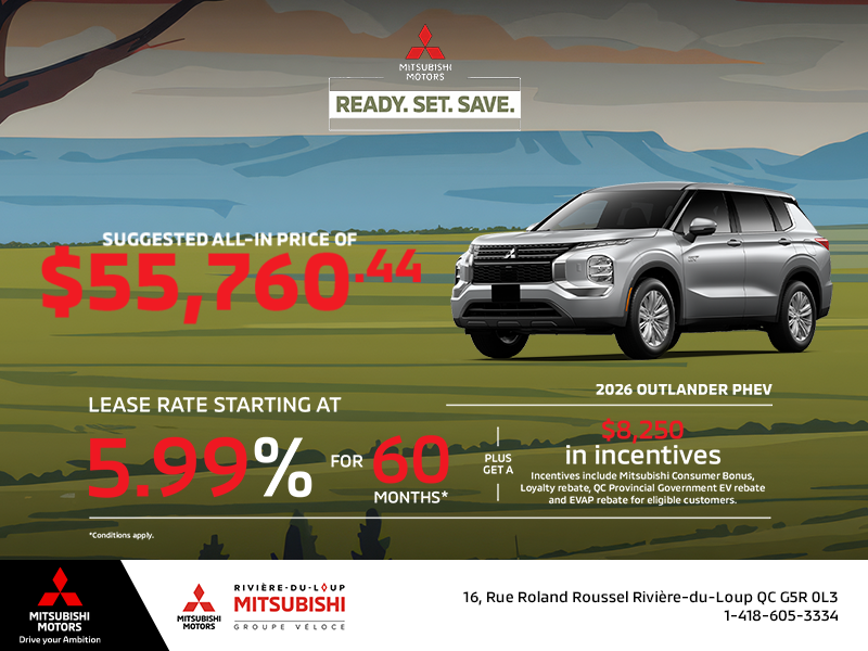 2026 Mitsubishi Outlander PHEV