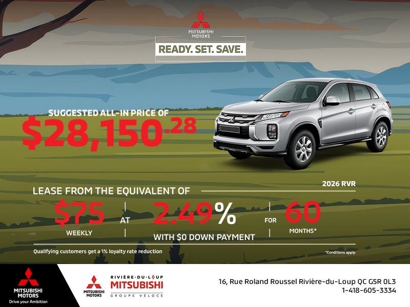 2026 Mitsubishi RVR