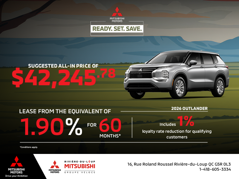2026 Mitsubishi Outlander