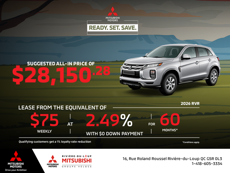 2026 Mitsubishi RVR