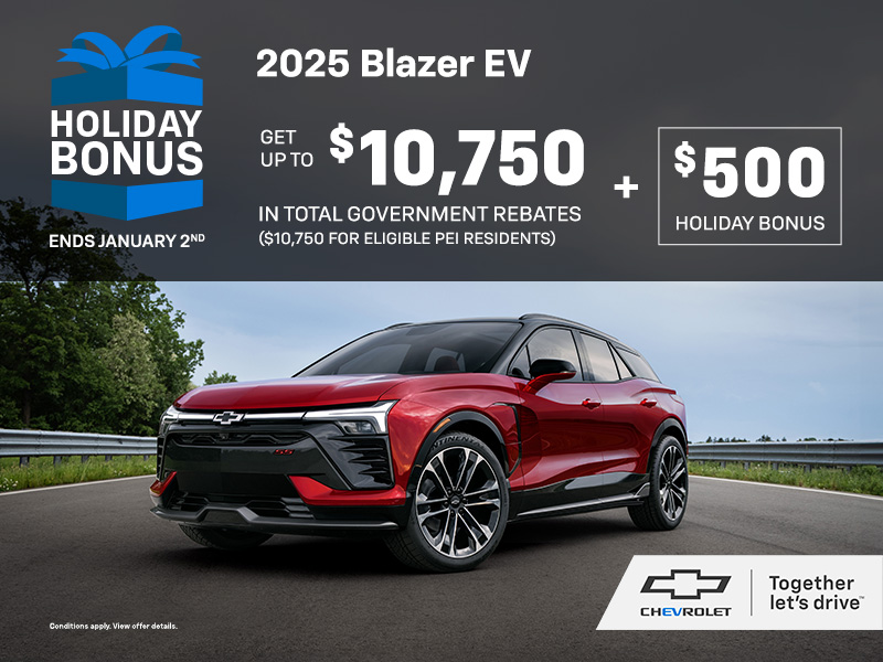 Get the 2024 Chevrolet Blazer EV