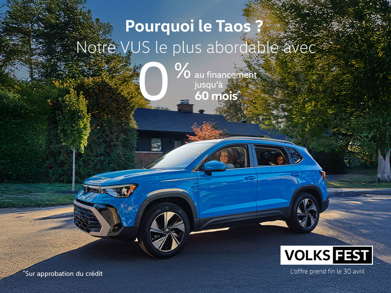 Procurez-vous la Volkswagen Taos 2026
