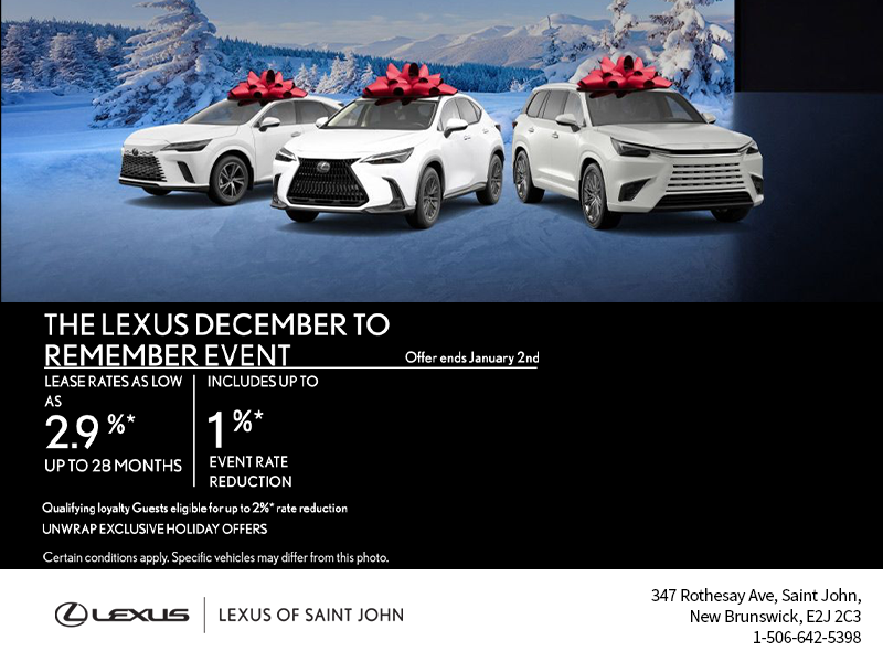 Lexus December to Remember Event