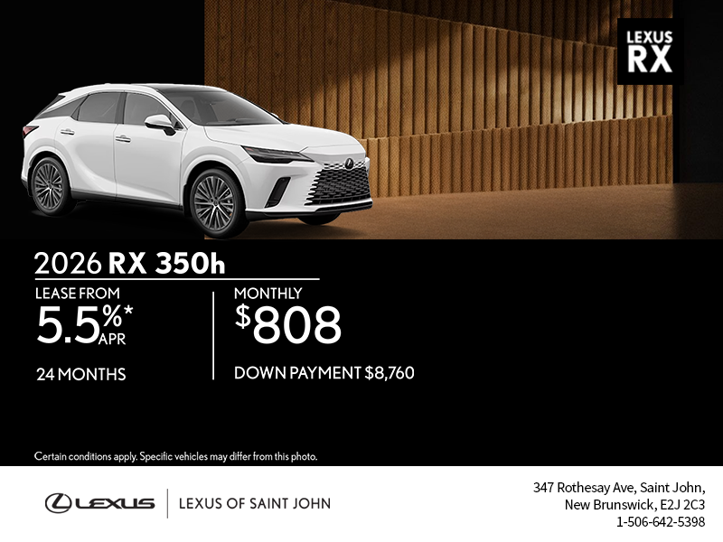 2026 Lexus RX 350h
