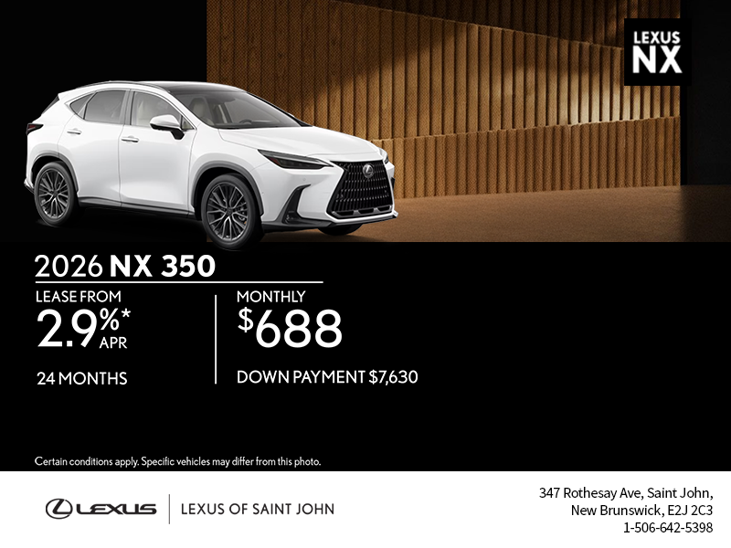 2026 Lexus NX 350