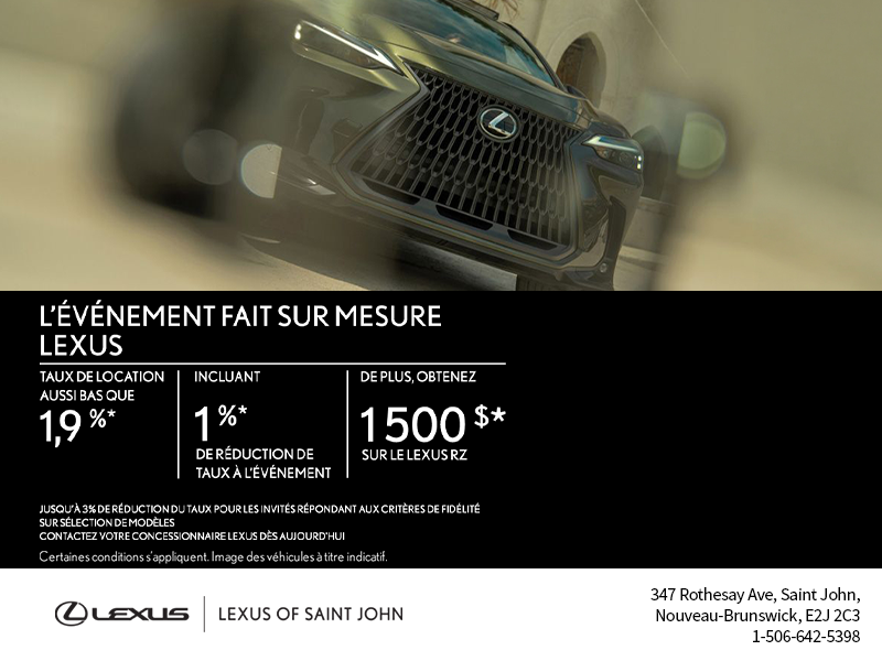 Événement Mensuel Lexus