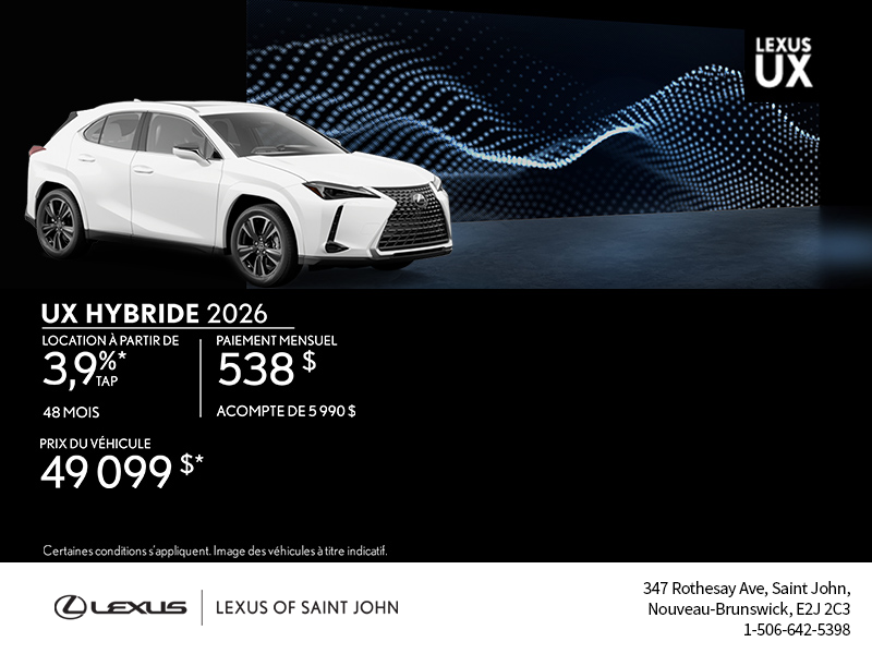 Lexus UX Hybrid 2026
