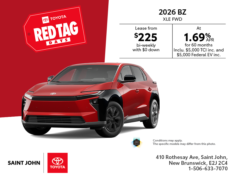 2026 Toyota BZ XLE FWD