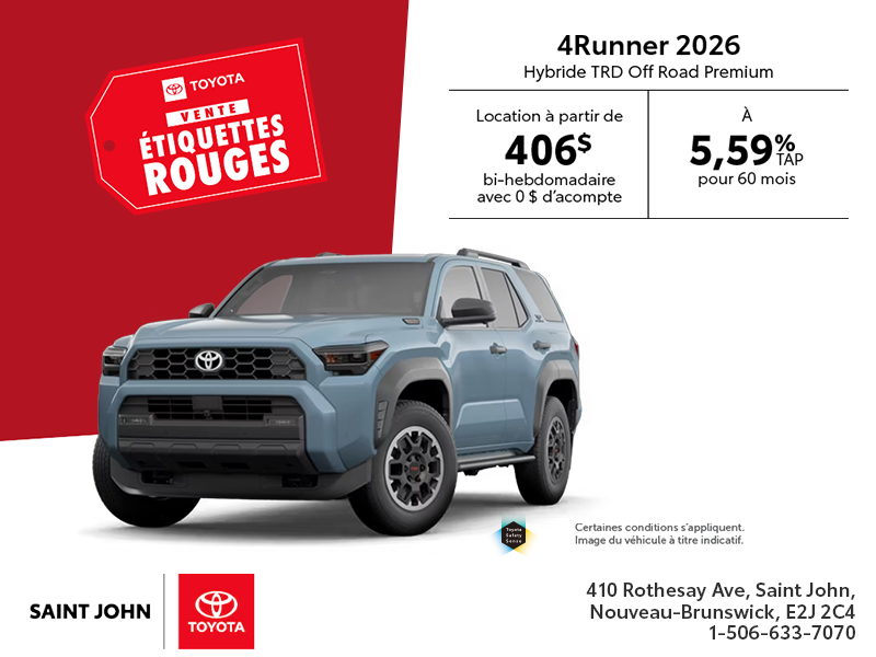 Toyota 4Runner Hybride 2026