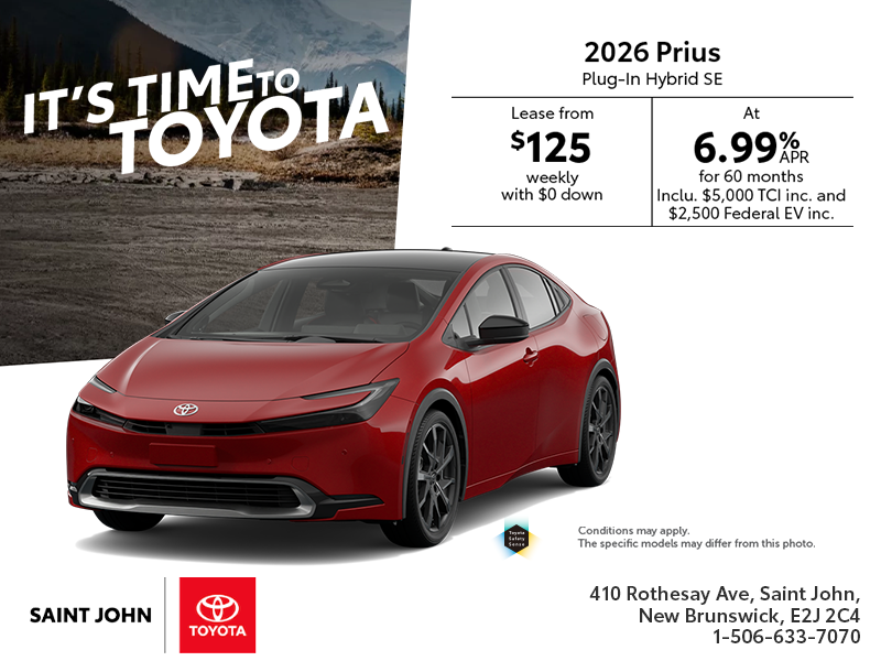2026 Toyota Prius Plug-In Hybrid