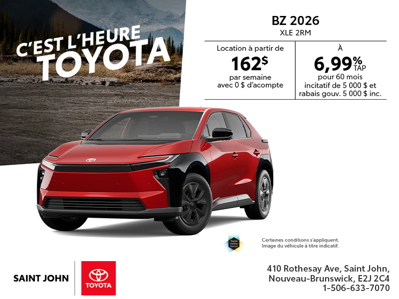 Toyota bZ 2026