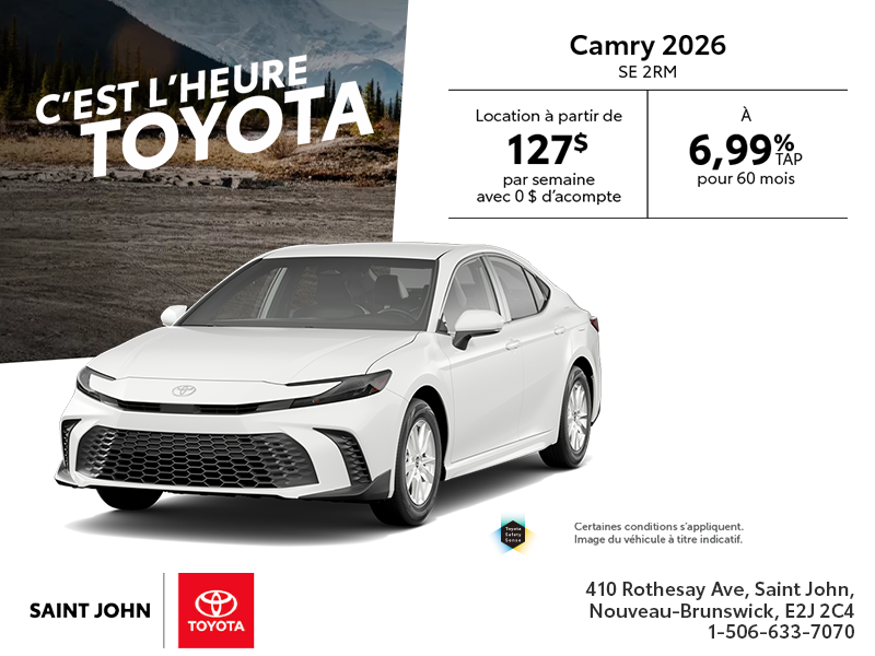 Toyota Camry Hybride 2026