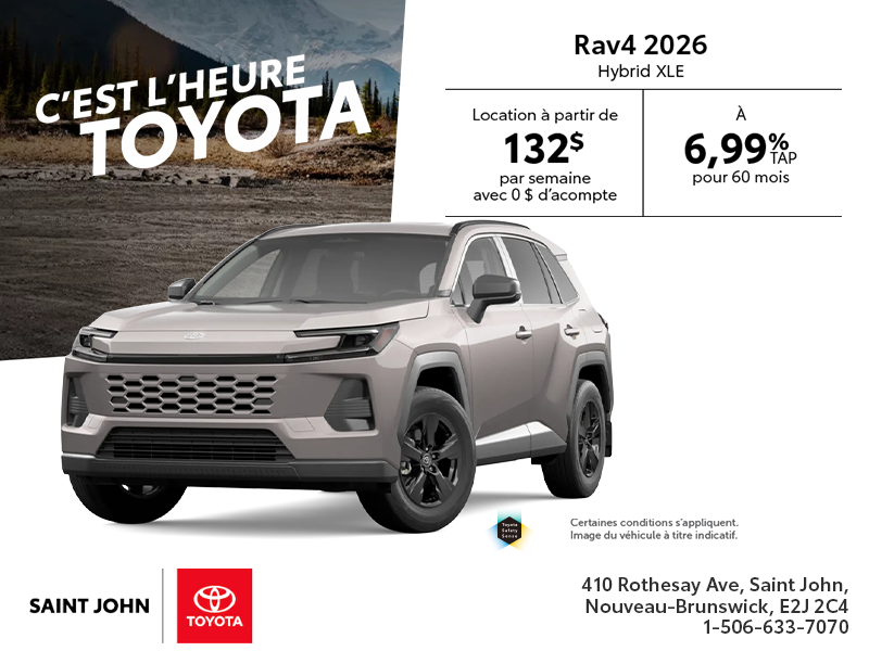 Toyota RAV4 Hybride 2026