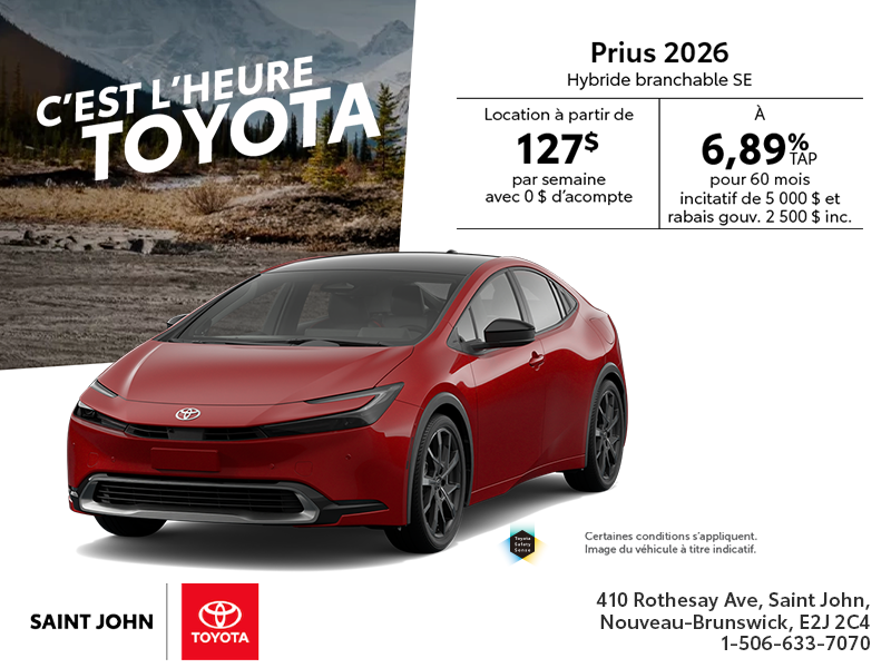 Toyota Prius Plug-In Hybrid 2026