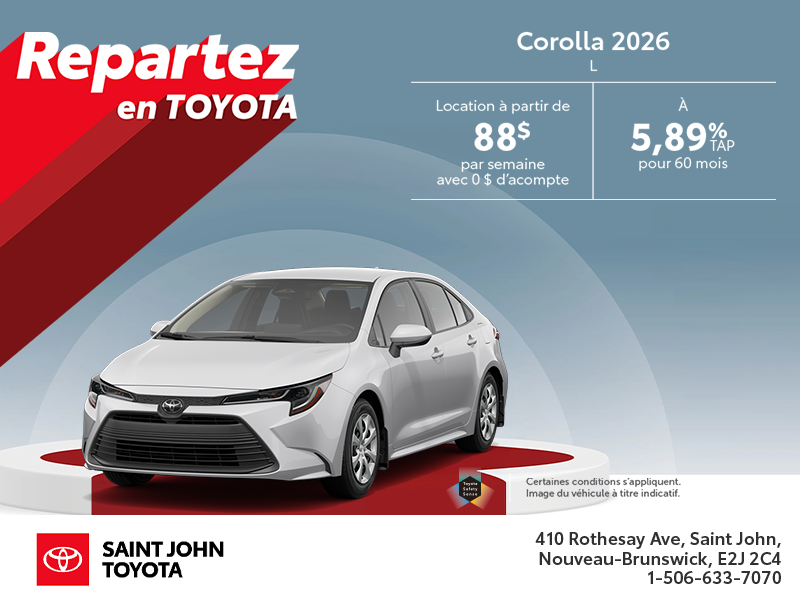Toyota Corolla 2026