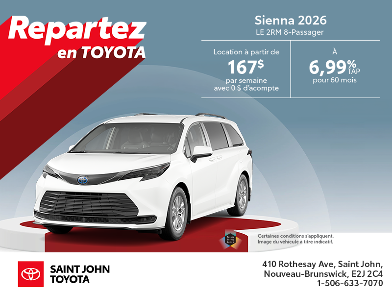 Toyota Sienna Hybrid 2026