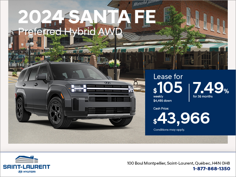 Get the 2024 Hyundai Santa Fe