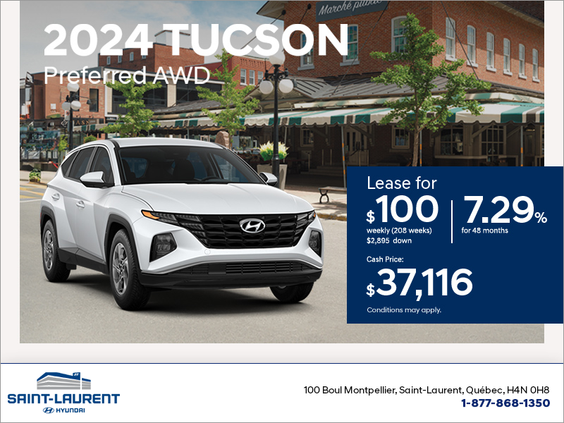 Get the 2024 Hyundai Tucson