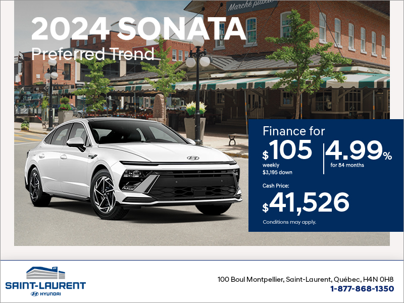 Get the 2024 Hyundai Sonata