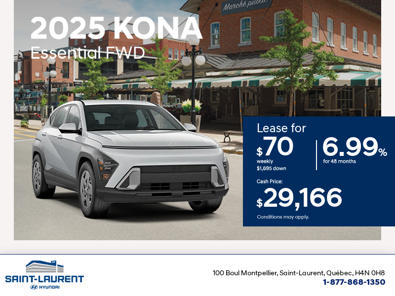 Get the 2025 Hyundai Kona