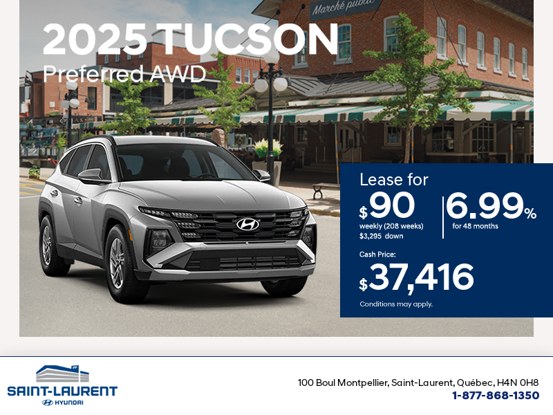 Get the 2025 Hyundai Tucson