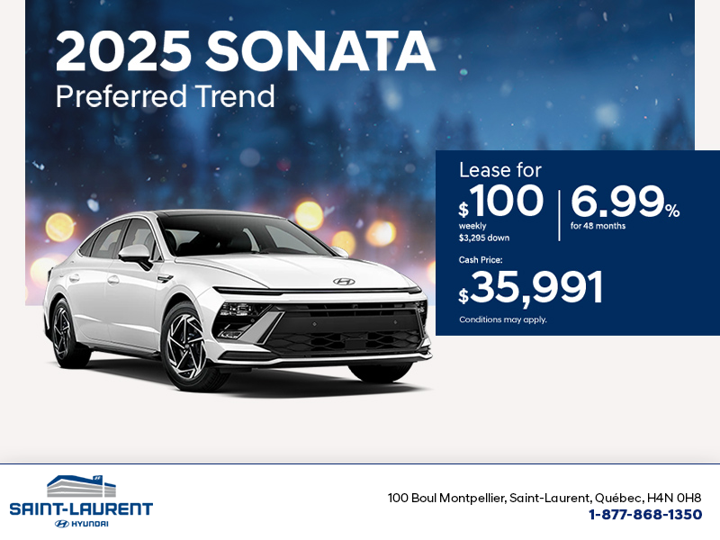 Get the 2025 Hyundai Sonata