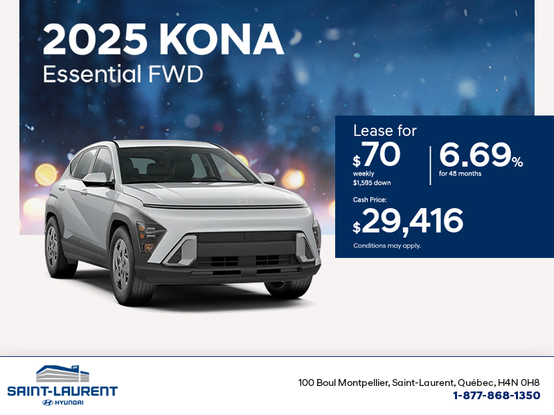 Get the 2025 Hyundai Kona