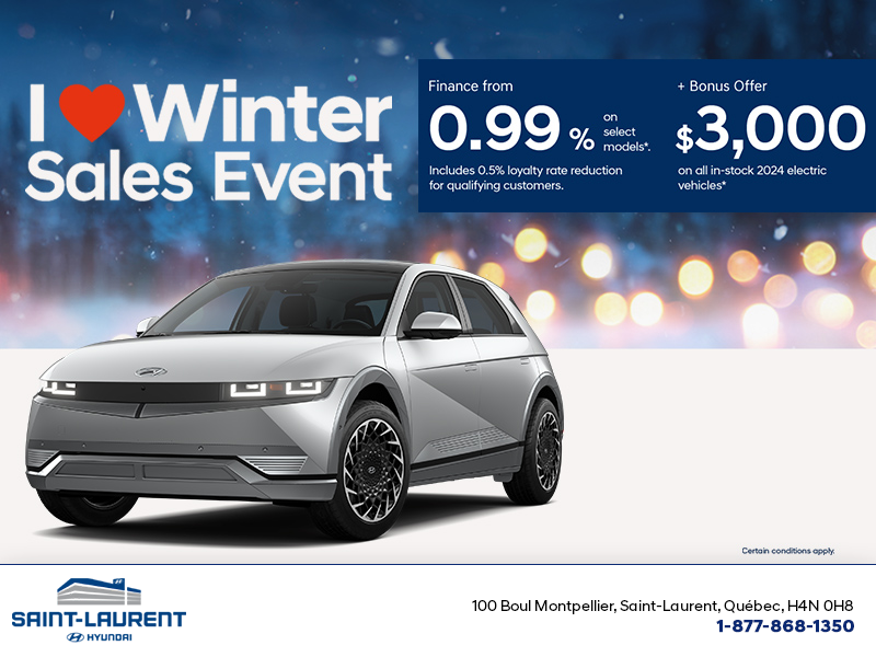 I love Winter Hyundai Sales Event