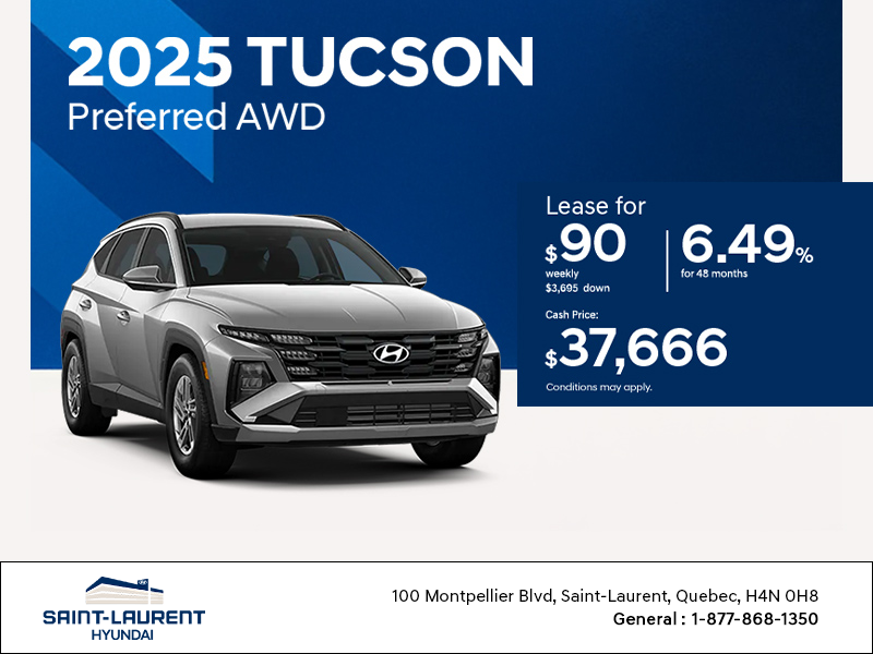 Get the 2025 Hyundai Tucson