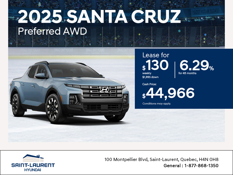 Get the 2025 Hyundai Santa Cruz