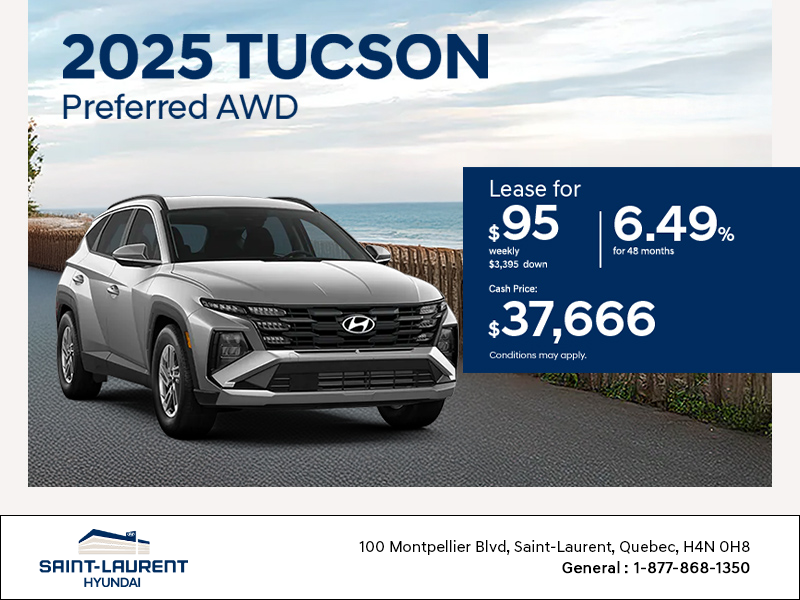 Get the 2025 Hyundai Tucson