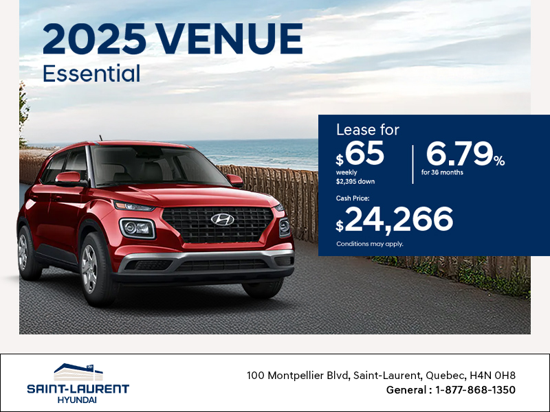 Get the 2025 Hyundai Venue