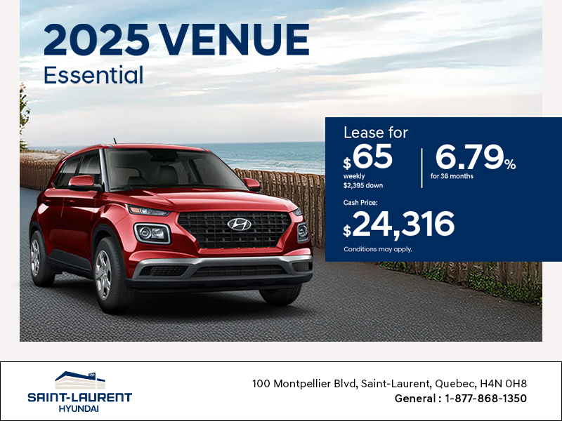 Get the 2025 Hyundai Venue