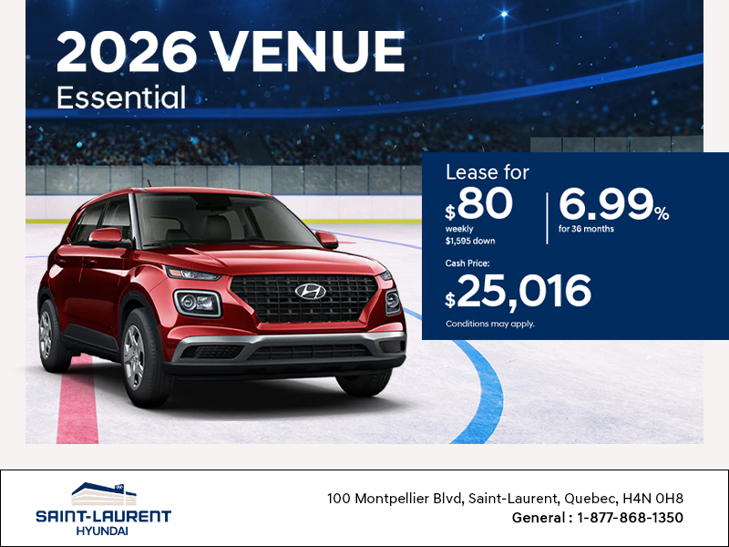 Get the 2026 Hyundai Venue