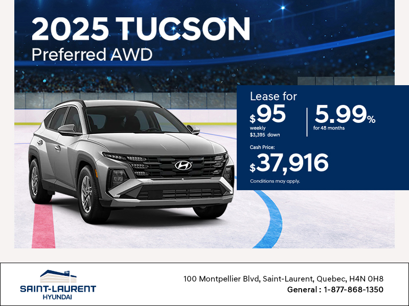 Get the 2025 Hyundai Tucson