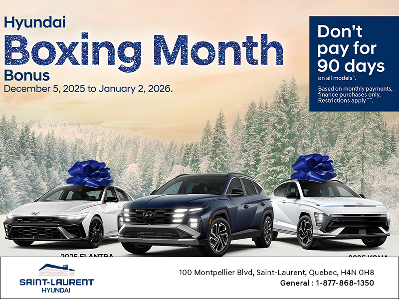 Hyundai Boxing Month Bonus.