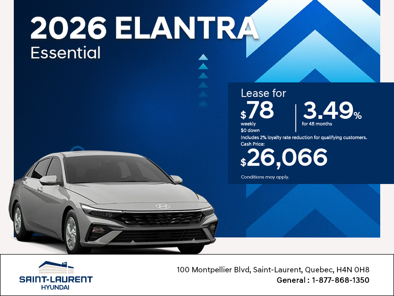 Get the 2026 Hyundai Elantra