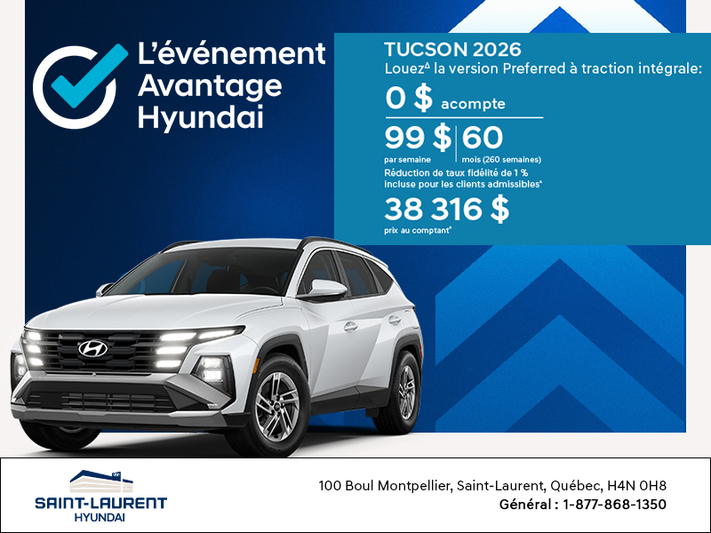 Événement du mois de Hyundai