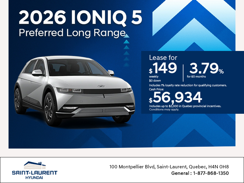 Get the 2026 Hyundai IONIQ 5